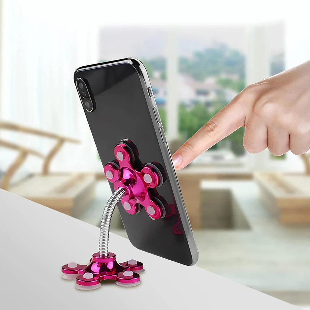 Phone Holder, 360Â°Rotatable Phone Stand Multi-Function Double-Sided Suction Cup Mobile Phone ( Pack of 2pic )